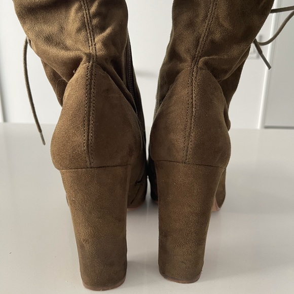 Steve Madden Lace-up Booties - Picture 7 of 8